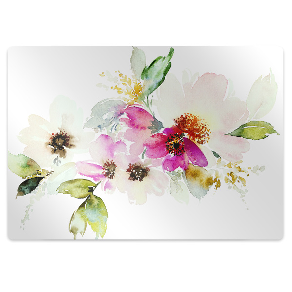 Tapete para escritório Um buquê de flores