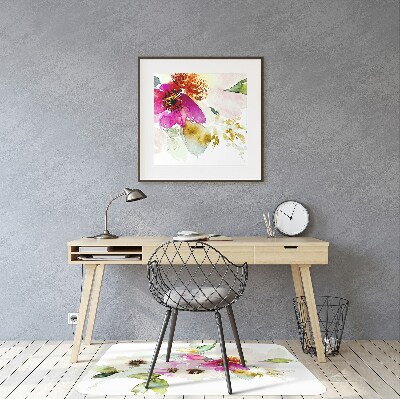 Tapete para escritório Um buquê de flores