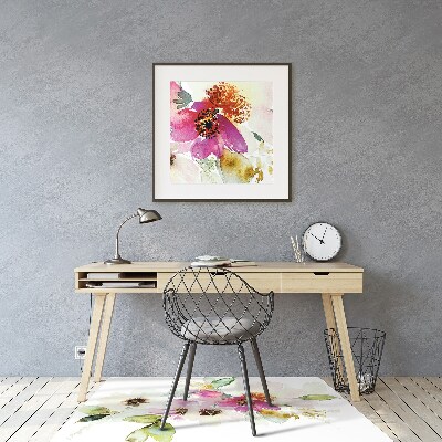 Tapete para escritório Um buquê de flores