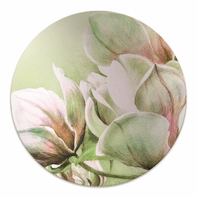 Tapete escritório flores de magnólia