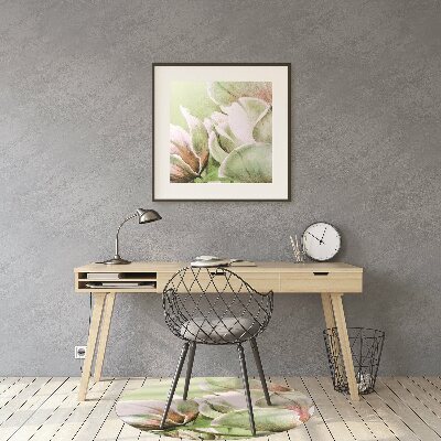 Tapete escritório flores de magnólia