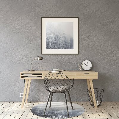 Tapete para cadeira de escritório Árvores de inverno