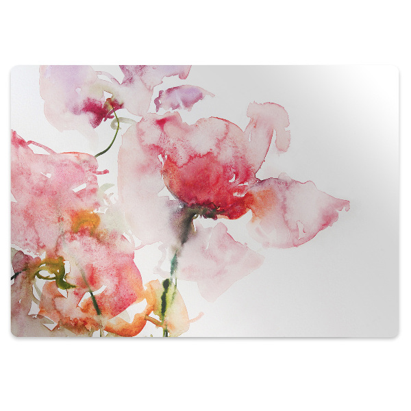 Tapete escritório Flores em aquarela
