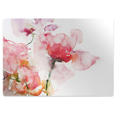 Tapete escritório Flores em aquarela