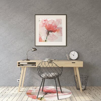 Tapete escritório Flores em aquarela