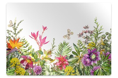 Tapete para cadeira de escritório Plantas tropicais