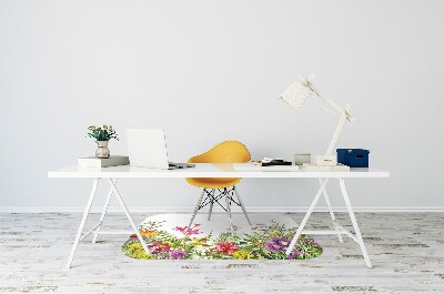 Tapete para cadeira de escritório Plantas tropicais