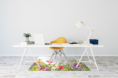 Tapete para cadeira de escritório Plantas tropicais