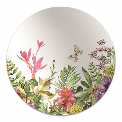 Tapete para cadeira de escritório Plantas tropicais