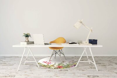 Tapete para cadeira de escritório Plantas tropicais