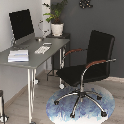 Tapete para escritório Floresta de inverno em aquarela