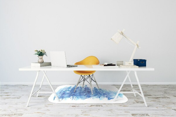 Tapete para escritório Floresta de inverno em aquarela