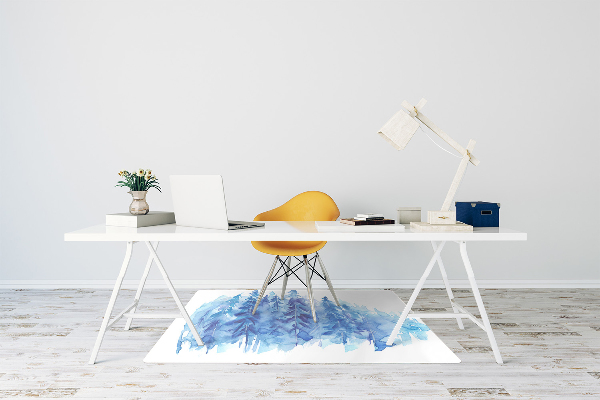 Tapete para escritório Floresta de inverno em aquarela