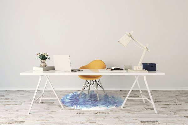 Tapete para escritório Floresta de inverno em aquarela