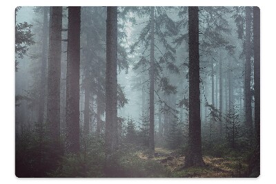 Tapete para cadeira de escritório Floresta Nebulosa