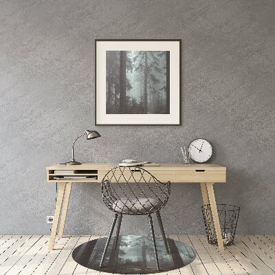 Tapete para cadeira de escritório Floresta Nebulosa