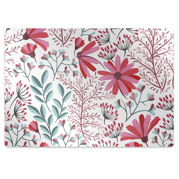Tapete para escritório Padrão floral
