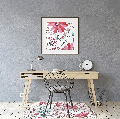 Tapete para escritório Padrão floral
