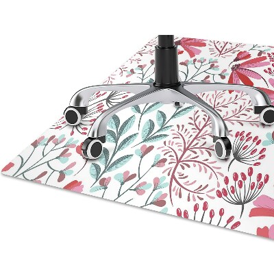 Tapete para escritório Padrão floral