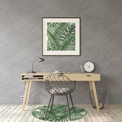 Tapete escritório Folhas tropicais