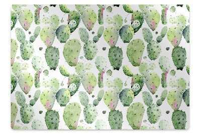 Tapete para cadeira de escritório Cactos tropicais