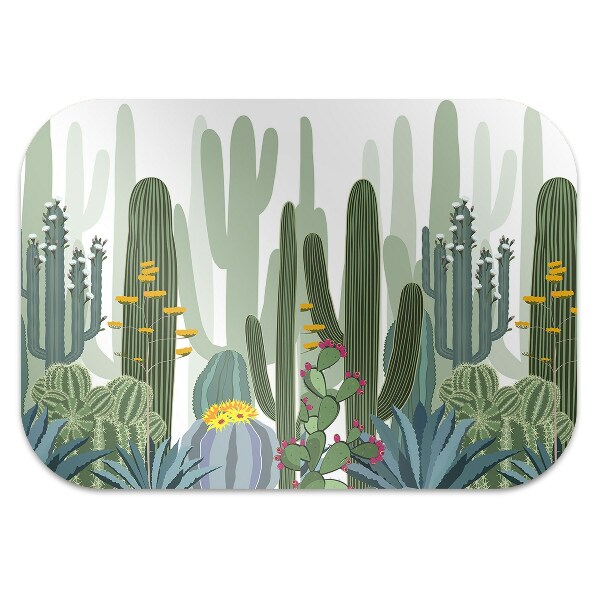 Tapete para escritório Cactos florescendo