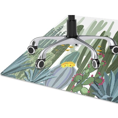 Tapete para escritório Cactos florescendo