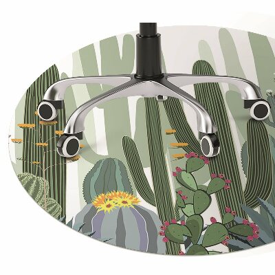 Tapete para escritório Cactos florescendo