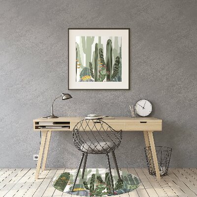 Tapete para escritório Cactos florescendo