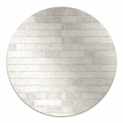 Tapete para cadeira de escritório Tijolo branco
