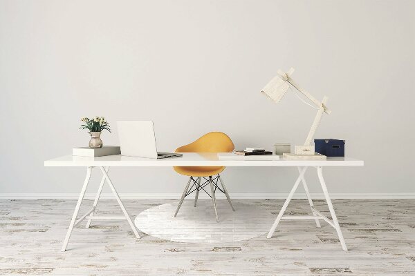Tapete para cadeira de escritório Tijolo branco