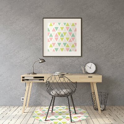 Tapete para escritório Triângulos coloridos
