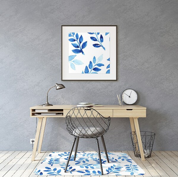 Tapete para escritório Aquarela azul