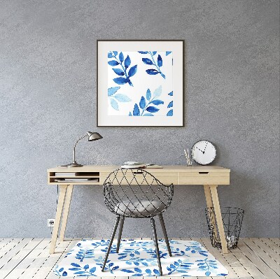 Tapete para escritório Aquarela azul