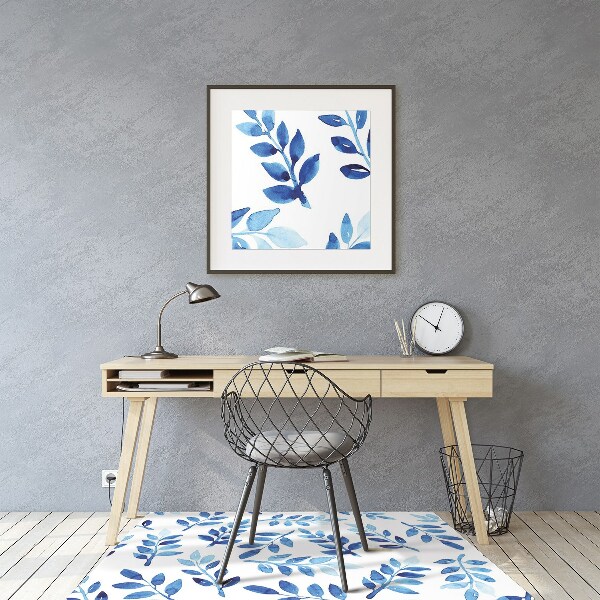 Tapete para escritório Aquarela azul