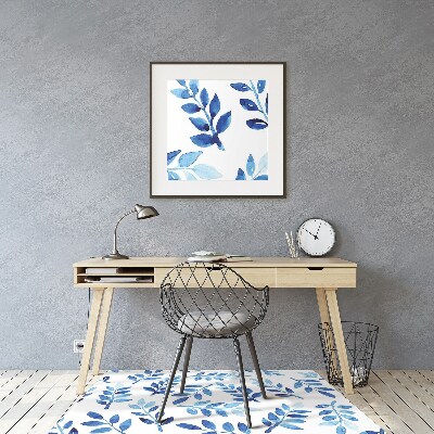 Tapete para escritório Aquarela azul