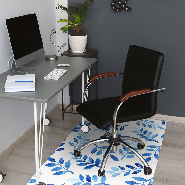 Tapete para escritório Aquarela azul