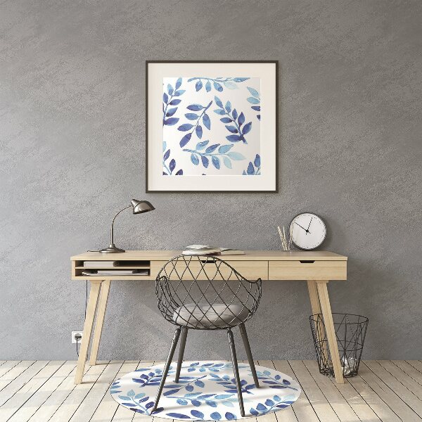 Tapete para escritório Aquarela azul