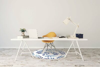 Tapete para escritório Aquarela azul