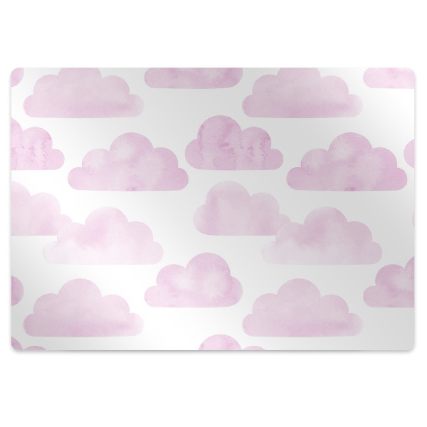Tapete para escritório Nuvens cor de rosa