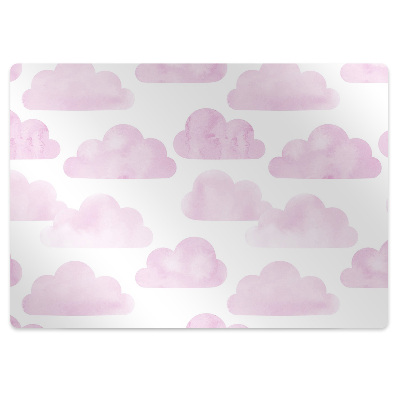 Tapete para escritório Nuvens cor de rosa