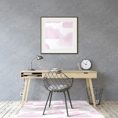 Tapete para escritório Nuvens cor de rosa