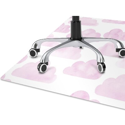 Tapete para escritório Nuvens cor de rosa