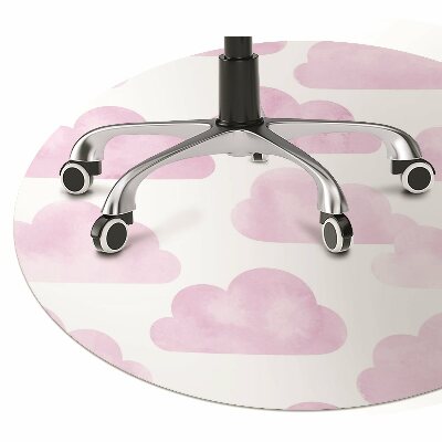 Tapete para escritório Nuvens cor de rosa