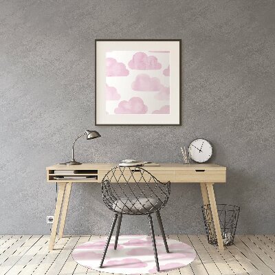 Tapete para escritório Nuvens cor de rosa