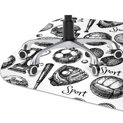 Tapete para cadeira de escritório Motivos esportivos