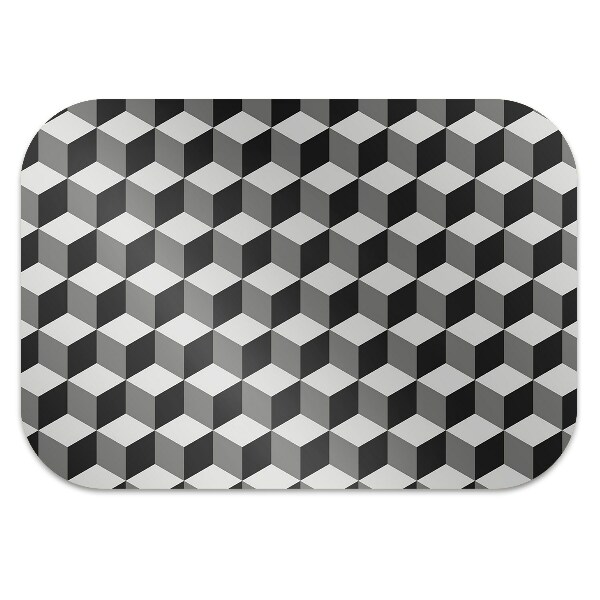 Tapete escritório Padrão de cubo 3D