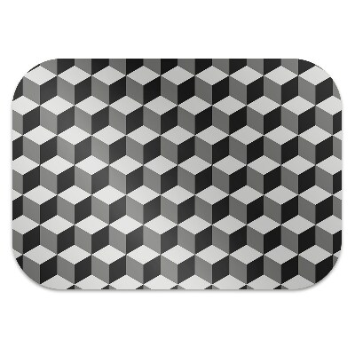 Tapete escritório Padrão de cubo 3D