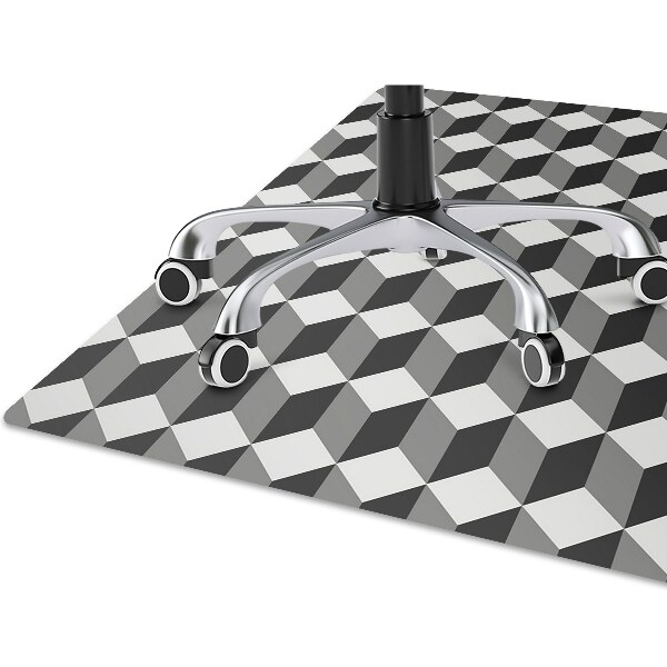 Tapete escritório Padrão de cubo 3D