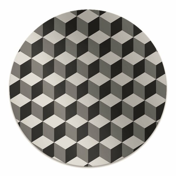 Tapete escritório Padrão de cubo 3D